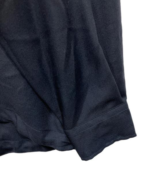 Spick and Span（スピック＆スパン）Spick and Span (スピック＆スパン) ウールライクヘムギャザーシャツ ネイビー サイズ:Freeの古着・服飾アイテム