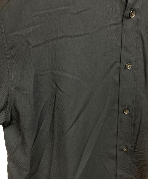 Spick and Span（スピック＆スパン）Spick and Span (スピック＆スパン) ウールライクヘムギャザーシャツ ネイビー サイズ:Freeの古着・服飾アイテム
