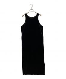 CITYSHOP（シティショップ）の古着「VELOUR AMESLI DRESS」｜ブラック