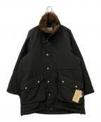 &RCアンドアールシー）の古着「フェイクファーエリツキスウェーディッシュモッズコート」｜ブラック