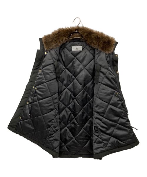 &RC（アンドアールシー）&RC (アンドアールシー) フェイクファーエリツキスウェーディッシュモッズコート ブラック サイズ:36の古着・服飾アイテム