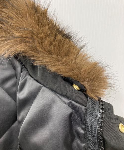 &RC（アンドアールシー）&RC (アンドアールシー) フェイクファーエリツキスウェーディッシュモッズコート ブラック サイズ:36の古着・服飾アイテム