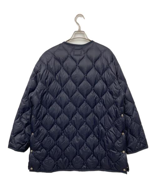 TAION（タイオン）TAION (タイオン) Wジップ キルティングダウンコート ネイビー サイズ:表記なしの古着・服飾アイテム