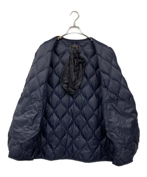 TAION（タイオン）TAION (タイオン) Wジップ キルティングダウンコート ネイビー サイズ:表記なしの古着・服飾アイテム