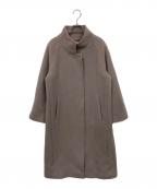 DRESSTERIORドレステリア）の古着「ヘリテージスタンドカラーコート」｜グレージュ
