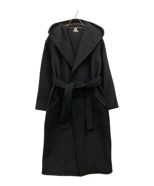 SEA（シー）SEA (シー) メルトンフーデッドコート ブラック サイズ:Fの古着・服飾アイテム