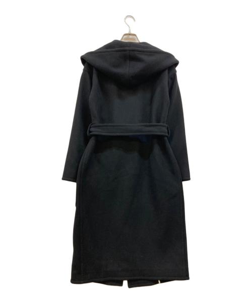 SEA（シー）SEA (シー) メルトンフーデッドコート ブラック サイズ:Fの古着・服飾アイテム