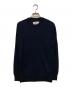 Maison Margiela（メゾンマルジェラ）の古着「ウールクルーネックニット」｜ネイビー