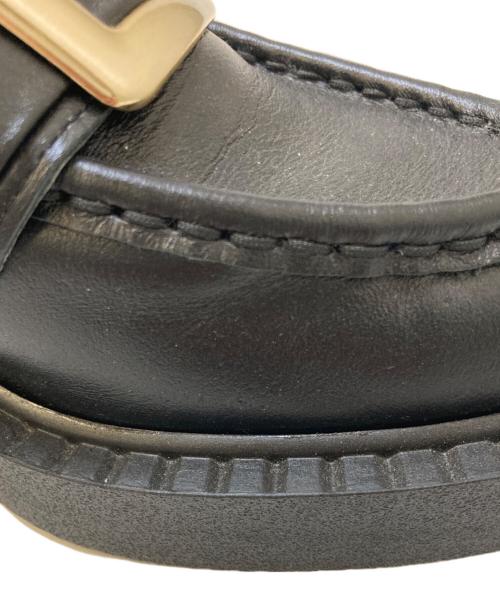 DIANA（ダイアナ）DIANA (ダイアナ) ヒールアップローファー ブラック サイズ:24.5㎝の古着・服飾アイテム