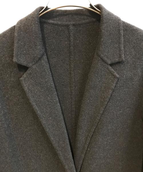 UNTITLED（アンタイトル）UNTITLED (アンタイトル) リバー素材 オーバーチェスターコート チャコールグレー サイズ:Freeの古着・服飾アイテム