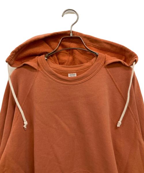WAREHOUSE&Co.（ウェアハウス）WAREHOUSE&Co. (ウェアハウス) BEAMS BOY (ビームスボーイ) セコハン 後付け フーディー オレンジ サイズ:Ｍの古着・服飾アイテム