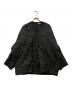 manipuri（マニプリ）の古着「ノーカラーキルティングジャケット」｜ブラック