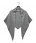 ASAUCE MELER（アソースメレ）の古着「カシミヤトライアングルストール」｜グレー
