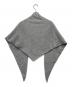 ASAUCE MELER (アソースメレ) カシミヤトライアングルストール グレー サイズ:-：15000円