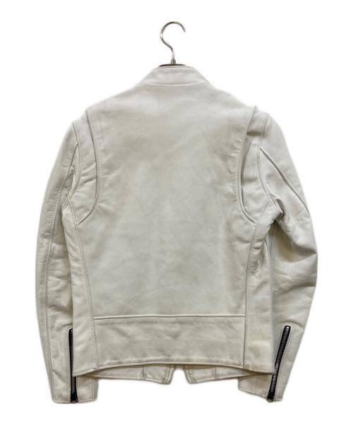 Schott（ショット）Schott (ショット) 641XX カウハイド シングルライダースジャケット ホワイト サイズ:34の古着・服飾アイテム