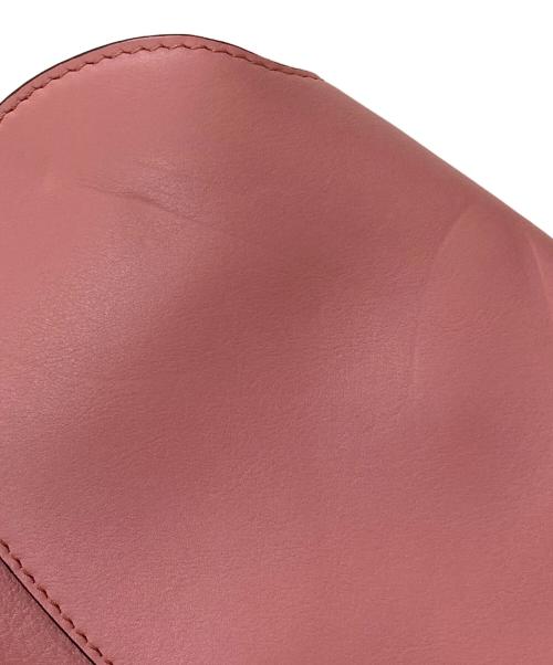 SMYTHSON（スマイソン）SMYTHSON (スマイソン) Pillow ショルダーバッグ ミニ ピンクの古着・服飾アイテム