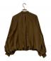 chignon (シニヨン) サテンボリュームブルゾン ブラウン サイズ:F：7000円