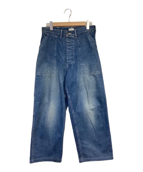 CIOTA（シオタ）CIOTA (シオタ) インディゴ スビンコットン 11.5oz デニム ベイカーパンツ インディゴ サイズ:4の古着・服飾アイテム