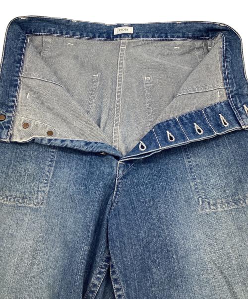 CIOTA（シオタ）CIOTA (シオタ) インディゴ スビンコットン 11.5oz デニム ベイカーパンツ インディゴ サイズ:4の古着・服飾アイテム