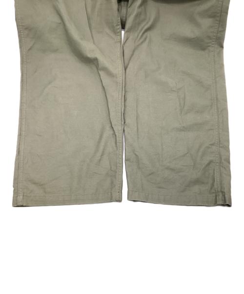 CIOTA（シオタ）CIOTA (シオタ) スビンコットン ムラ糸バックサテン ベイカーパンツ オリーブ サイズ:4の古着・服飾アイテム