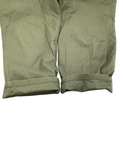 CIOTA（シオタ）CIOTA (シオタ) スビンコットン ムラ糸バックサテン ベイカーパンツ オリーブ サイズ:4の古着・服飾アイテム