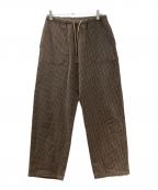DANTONダントン）の古着「ウールイージーパンツ」｜ブラウン
