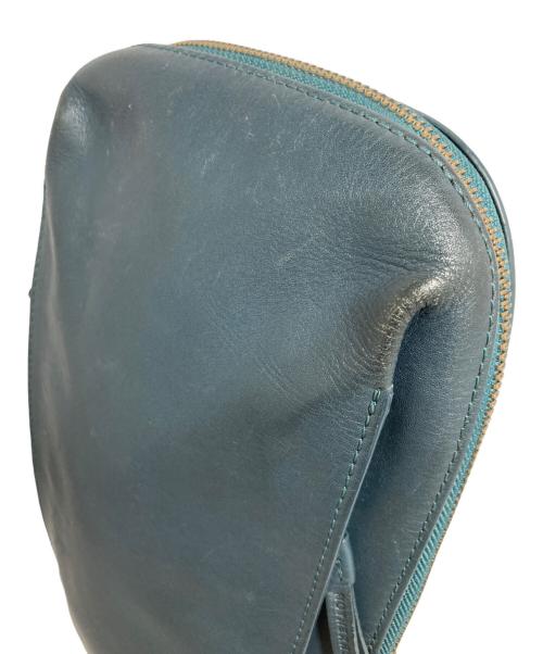 MOTHERHOUSE（マザーハウス）MOTHERHOUSE (マザーハウス) レザーワンショルダーバッグ ネイビーの古着・服飾アイテム