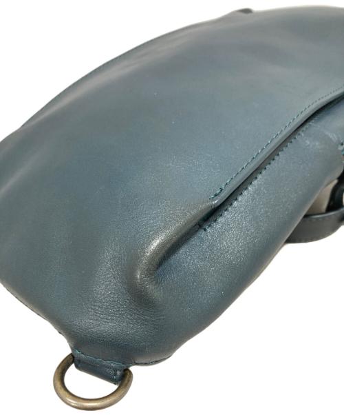 MOTHERHOUSE（マザーハウス）MOTHERHOUSE (マザーハウス) レザーワンショルダーバッグ ネイビーの古着・服飾アイテム