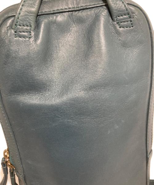 MOTHERHOUSE（マザーハウス）MOTHERHOUSE (マザーハウス) レザーワンショルダーバッグ ネイビーの古着・服飾アイテム