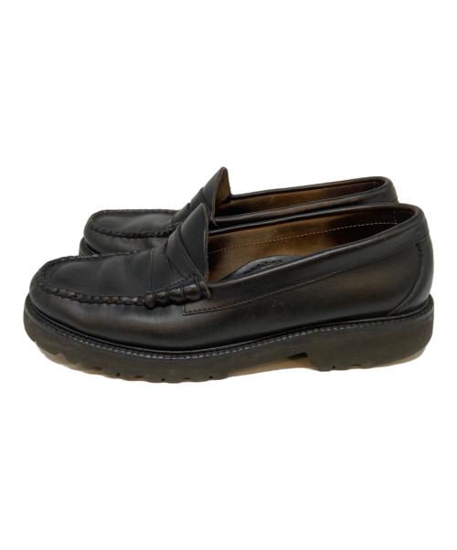 Weejuns（ウィージャン）WEEJUNS (ウィージャン) SHIPS (シップス) ローファー ブラック サイズ:UK7.5の古着・服飾アイテム