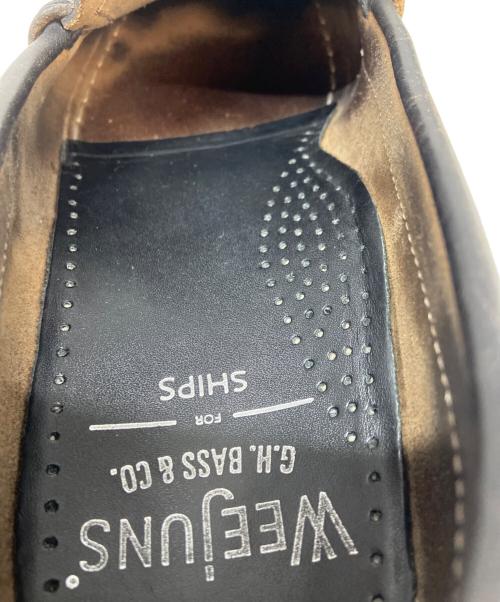 Weejuns（ウィージャン）WEEJUNS (ウィージャン) SHIPS (シップス) ローファー ブラック サイズ:UK7.5の古着・服飾アイテム