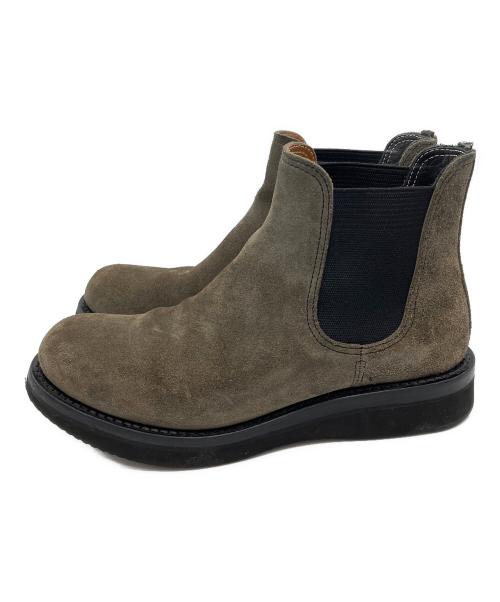 ROLLING DUB TRIO（ローリングダブトリオ）ROLLING DUB TRIO (ローリングダブトリオ) スウェードサイドゴアブーツ グレー サイズ:7Hの古着・服飾アイテム