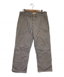 SUGAR CANE（シュガーケーン）の古着「HICKORY STRIPE WORK PANTS（ヒッコリーストライプ ワークパンツ）」｜ネイビー