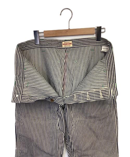 SUGAR CANE（シュガーケーン）SUGAR CANE (シュガーケーン) HICKORY STRIPE WORK PANTS（ヒッコリーストライプ ワークパンツ） ネイビー サイズ:W36の古着・服飾アイテム