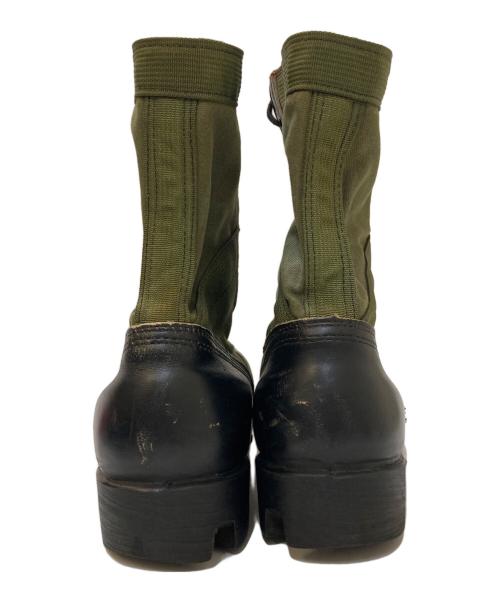 US ARMY（ユーエスアーミー）US ARMY (ユーエスアーミー) 80's ベトナム ジャングルブーツ ブラック×オリーブ サイズ:8の古着・服飾アイテム