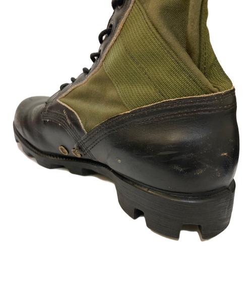 US ARMY（ユーエスアーミー）US ARMY (ユーエスアーミー) 80's ベトナム ジャングルブーツ ブラック×オリーブ サイズ:8の古着・服飾アイテム
