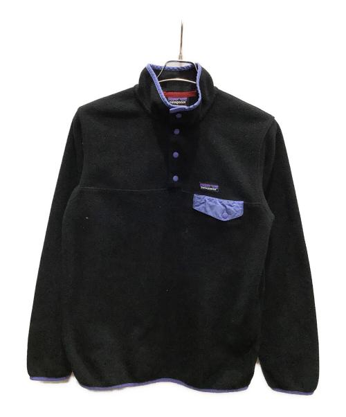 Patagonia（パタゴニア）Patagonia (パタゴニア) ウィメンズ・ライトウェイト・シンチラ・スナップT・プルオーバー ブラック サイズ:Lの古着・服飾アイテム