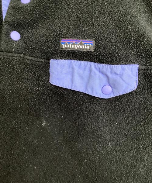 Patagonia（パタゴニア）Patagonia (パタゴニア) ウィメンズ・ライトウェイト・シンチラ・スナップT・プルオーバー ブラック サイズ:Lの古着・服飾アイテム