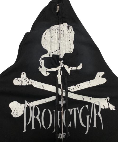 Mastermind（マスターマインド）MASTERMIND (マスターマインド) PROJECT G/R (プロジェクト ジーアール) ZYGON HOODED ZIP-UP ブラック サイズ:3の古着・服飾アイテム