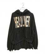 PROJECT G/Rプロジェクト ジーアール）の古着「Headliner Double Layered Hoodie」｜ブラック