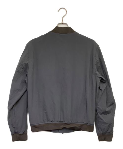 BOSS（ボス）BOSS (ボス) スリムフィットジャケット パフォーマンスストレッチジャージー グレー サイズ:48の古着・服飾アイテム