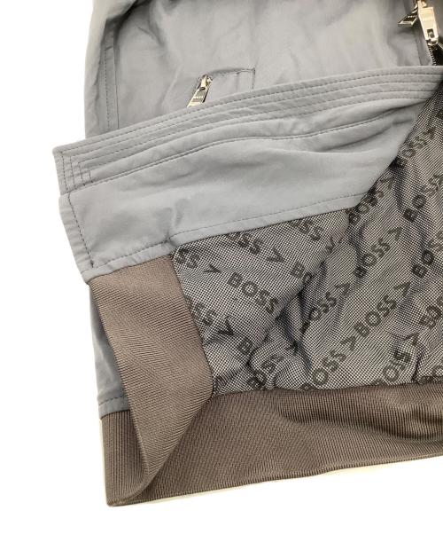 BOSS（ボス）BOSS (ボス) スリムフィットジャケット パフォーマンスストレッチジャージー グレー サイズ:48の古着・服飾アイテム