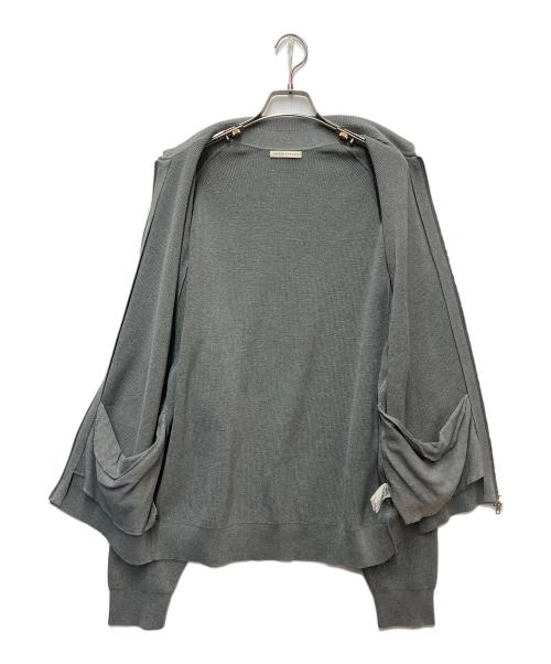 UNITED ARROWS（ユナイテッドアローズ）UNITED ARROWS (ユナイテッドアローズ) ジップカーディガン グレー サイズ:46の古着・服飾アイテム