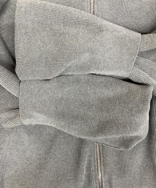 UNITED ARROWS（ユナイテッドアローズ）UNITED ARROWS (ユナイテッドアローズ) ジップカーディガン グレー サイズ:46の古着・服飾アイテム