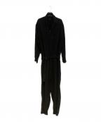 COMOLIコモリ）の古着「25SS シルクネップ オールインワン」｜ブラック