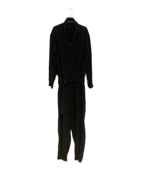 COMOLI（コモリ）COMOLI (コモリ) 25SS シルクネップ オールインワン ブラック サイズ:2の古着・服飾アイテム
