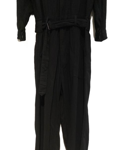 COMOLI（コモリ）COMOLI (コモリ) 25SS シルクネップ オールインワン ブラック サイズ:2の古着・服飾アイテム
