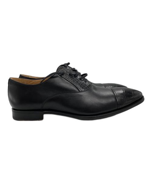 JIL SANDER（ジルサンダー）JIL SANDER (ジルサンダー) Church’s (チャーチ) Crocodile Combination Leather Shoes ブラック サイズ:-の古着・服飾アイテム