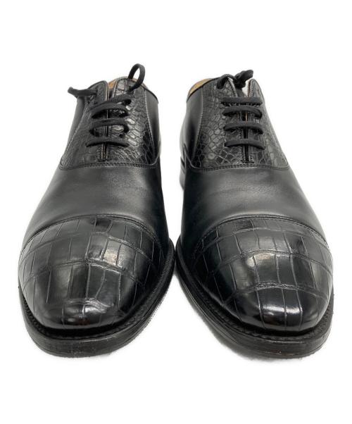 JIL SANDER（ジルサンダー）JIL SANDER (ジルサンダー) Church’s (チャーチ) Crocodile Combination Leather Shoes ブラック サイズ:-の古着・服飾アイテム