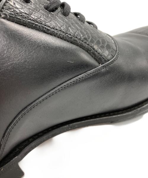 JIL SANDER（ジルサンダー）JIL SANDER (ジルサンダー) Church’s (チャーチ) Crocodile Combination Leather Shoes ブラック サイズ:-の古着・服飾アイテム